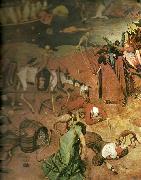 Pieter Bruegel detalj fran dodens triumf.omkr Spain oil painting artist